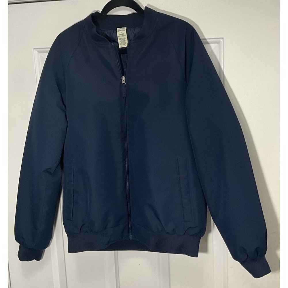 Faded Glory 1972 Navy Blue Utility Work/Casual Lined Pocked Jacket Men's Medium